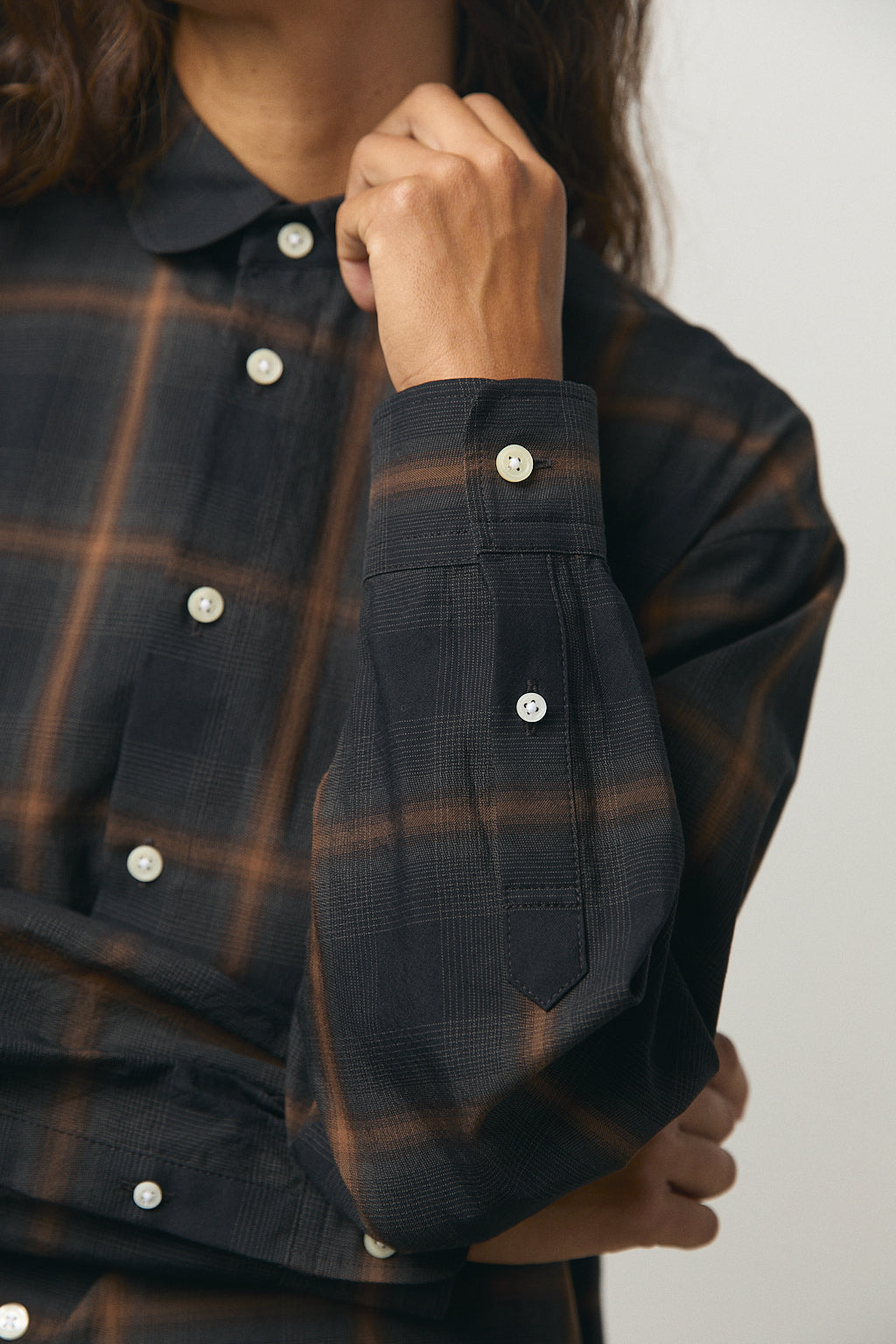 Kay Shirt in Brown Check