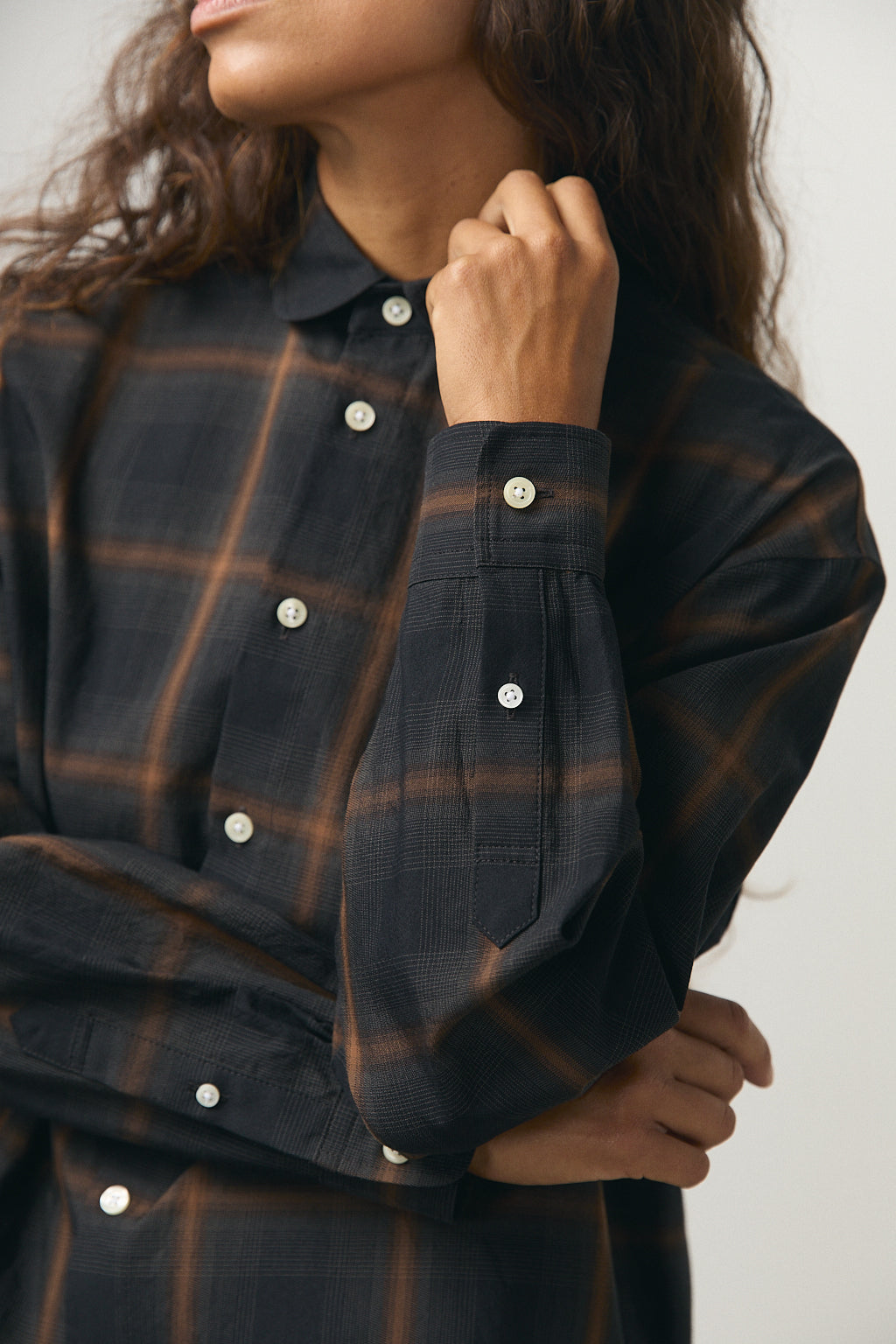 Kay Shirt in Brown Check