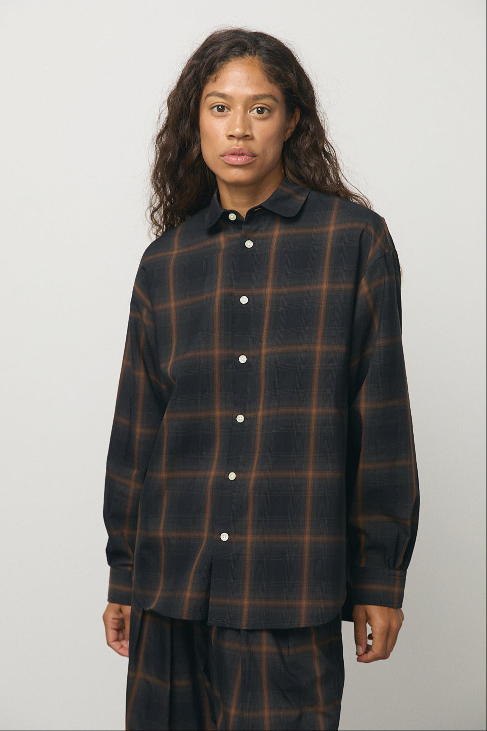 Kay Shirt in Brown Check