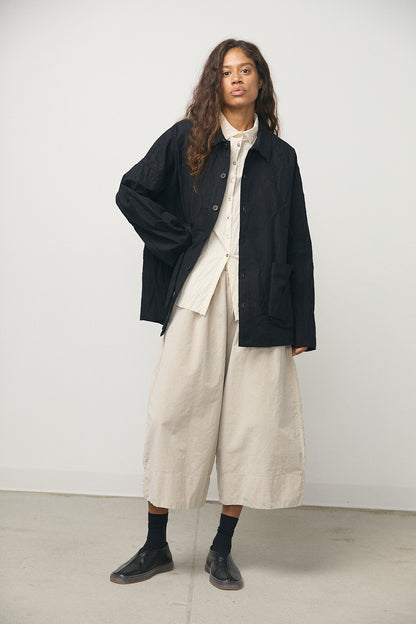 Crash Overshirt in Black