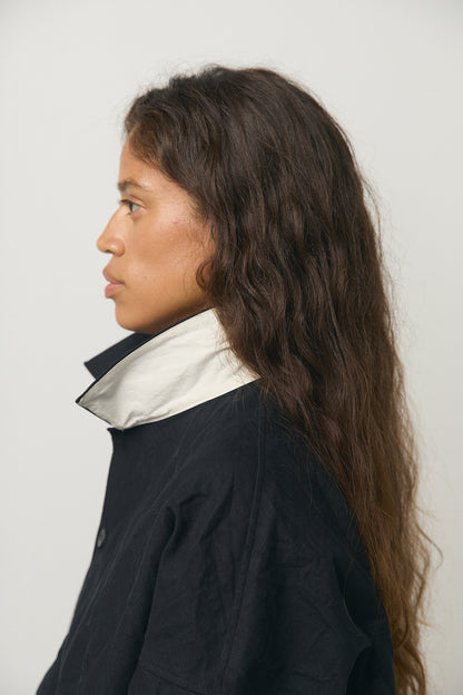 Crash Overshirt in Black