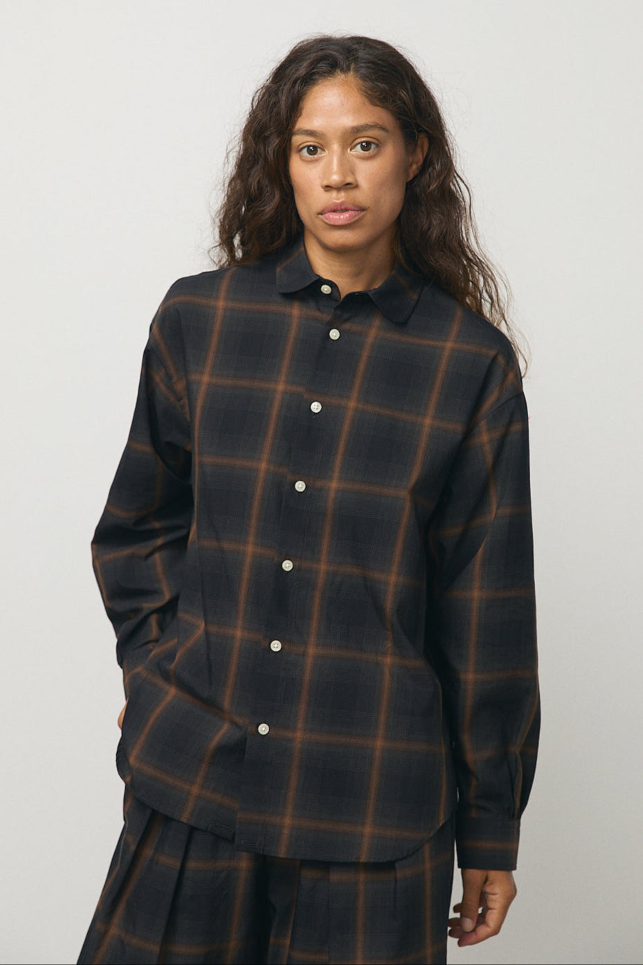 Kay Shirt in Brown Check