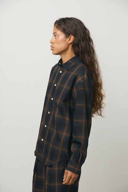 Kay Shirt in Brown Check