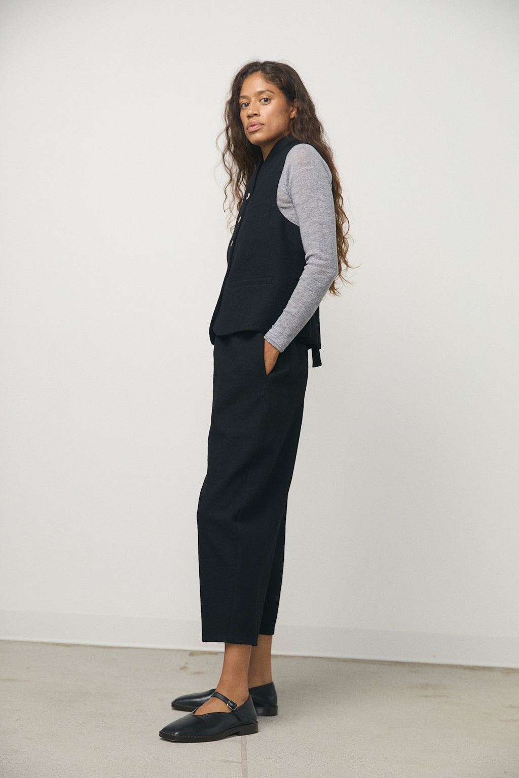 Fosco Trouser in Black