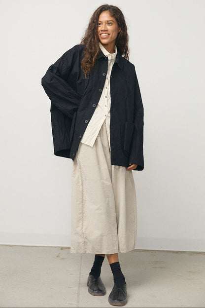 Crash Overshirt in Black