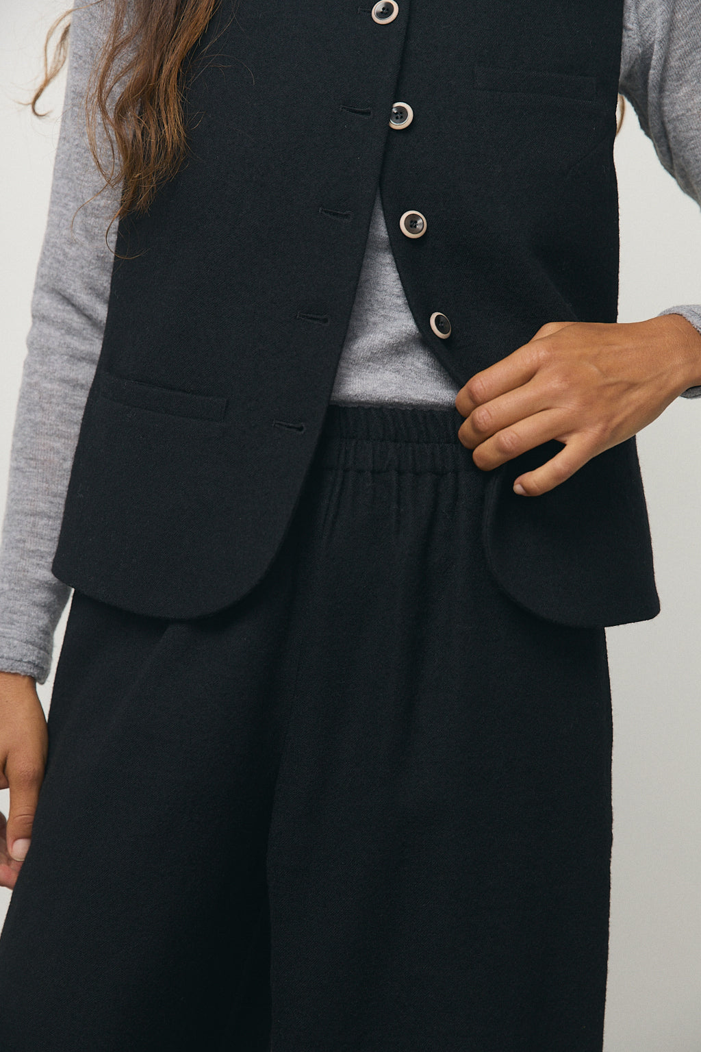 Fosco Trouser in Black