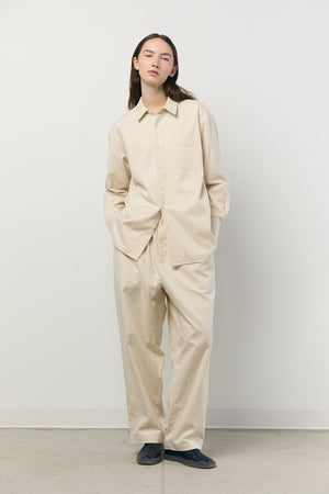 Relax Easy Pants in Ecru Stripe