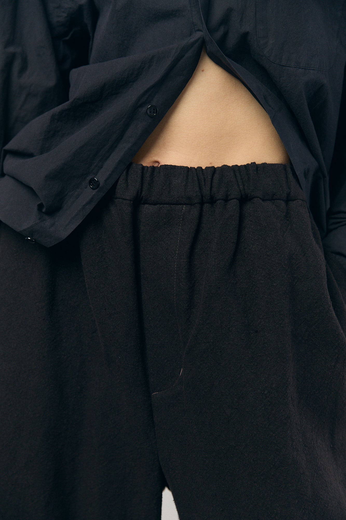 Baggy Easy Pants in Brown