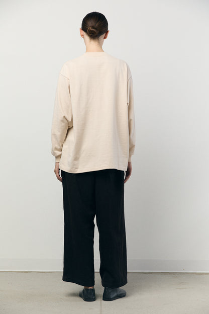 Tube L/S T-Shirt - Beige