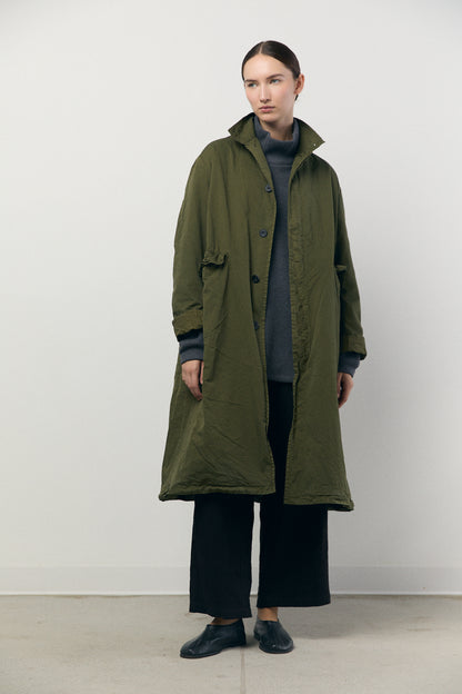Garment-dye Coat in Khaki