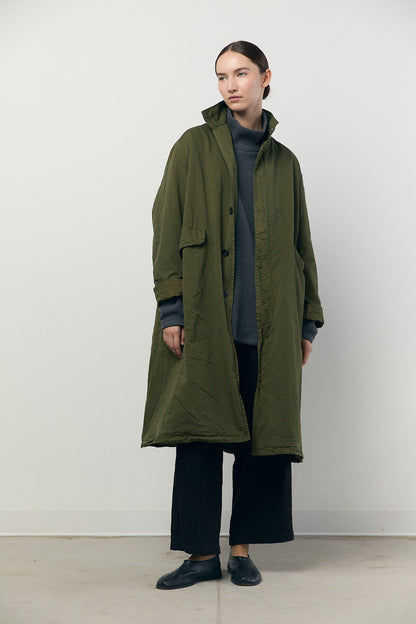 Garment-dye Coat in Khaki