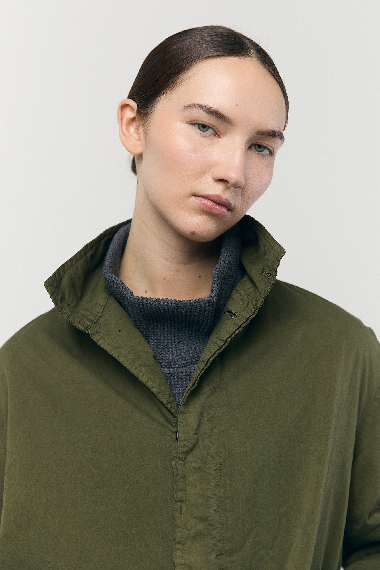 Garment-dye Coat in Khaki