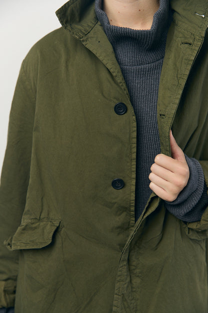 Garment-dye Coat in Khaki