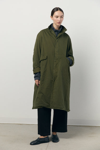 Garment-dye Coat in Khaki