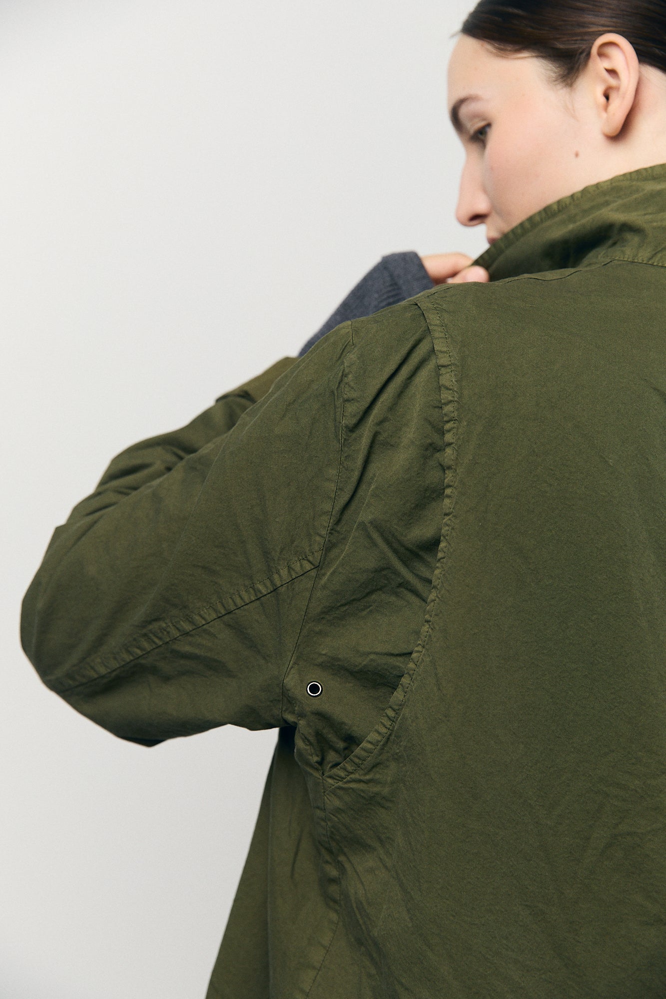 Garment-dye Coat in Khaki