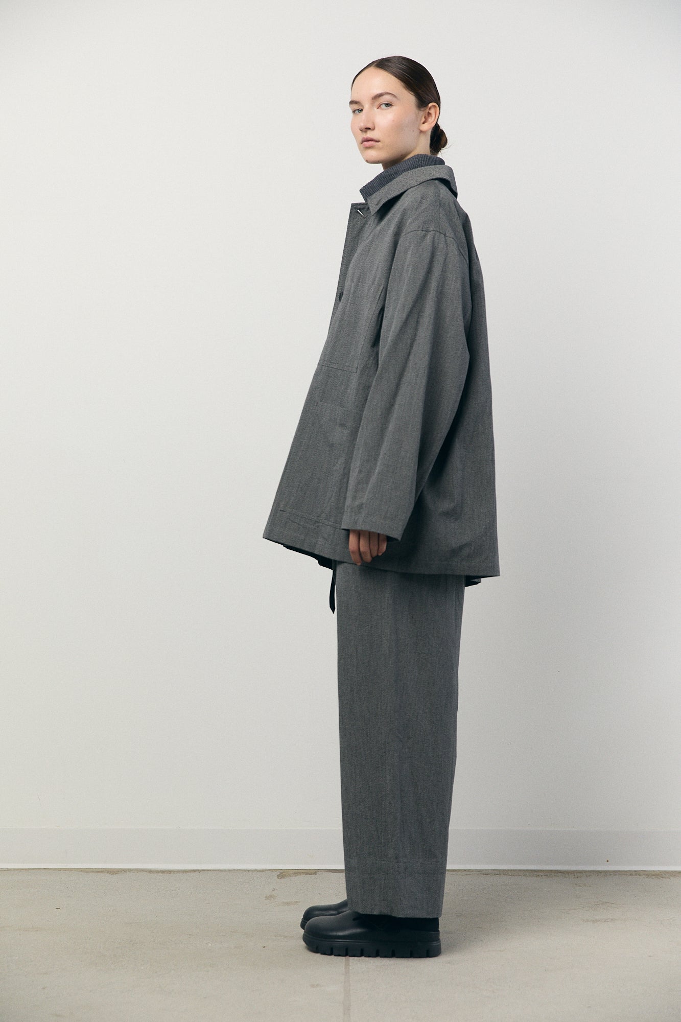 Chore Jacket in B&W – Soochie
