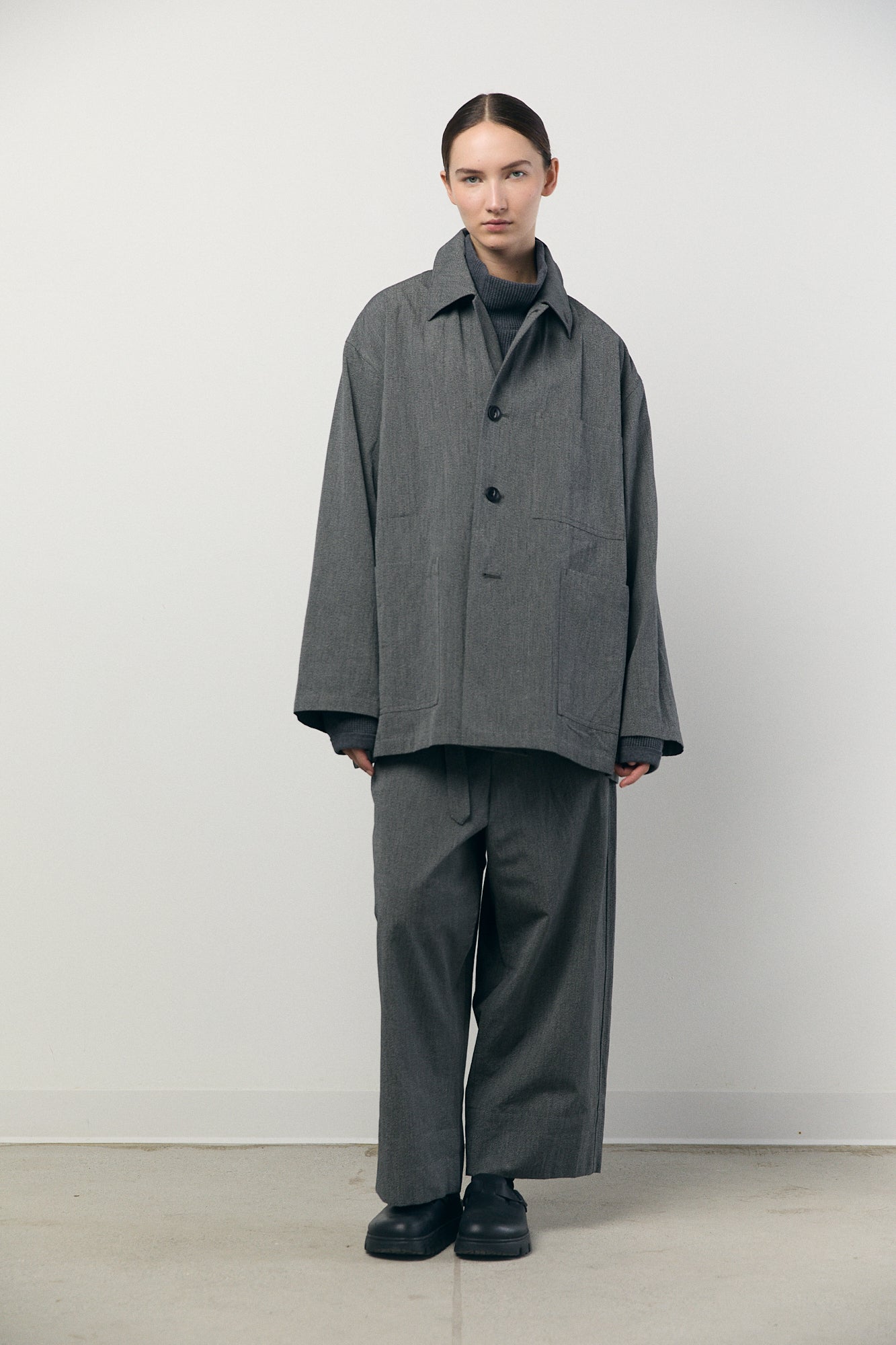 Chore Jacket in B&W – Soochie