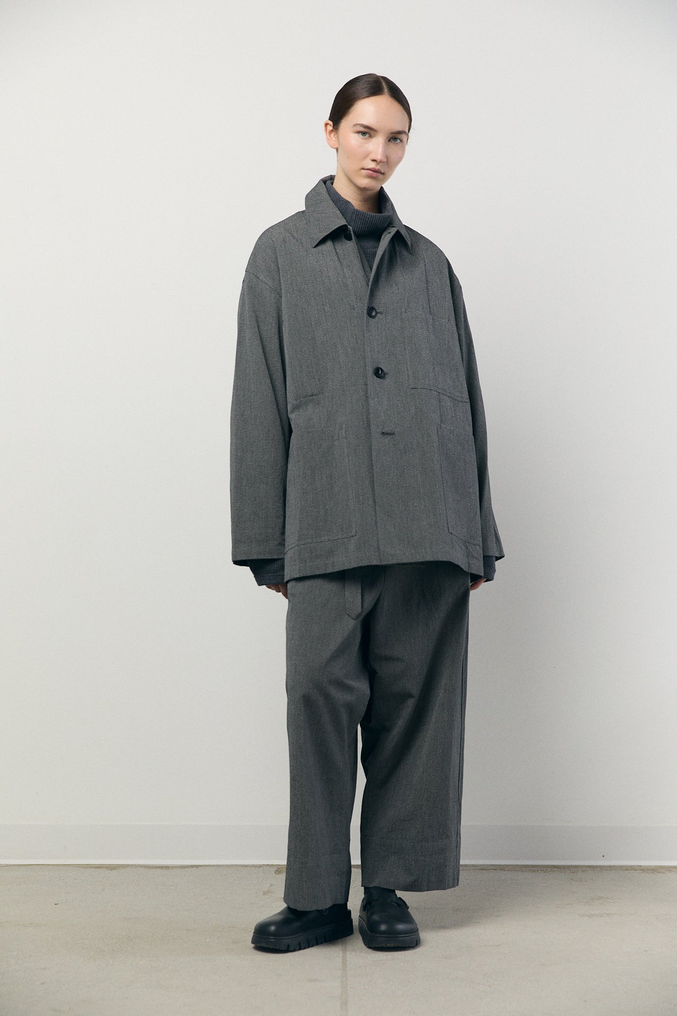 Chore Jacket in B&W – Soochie
