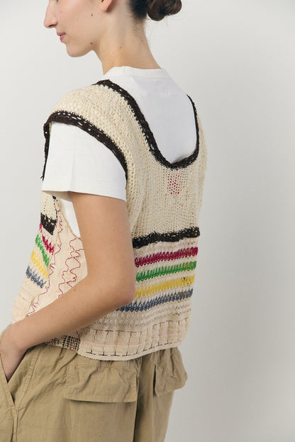 Crochet Patchwork Vest