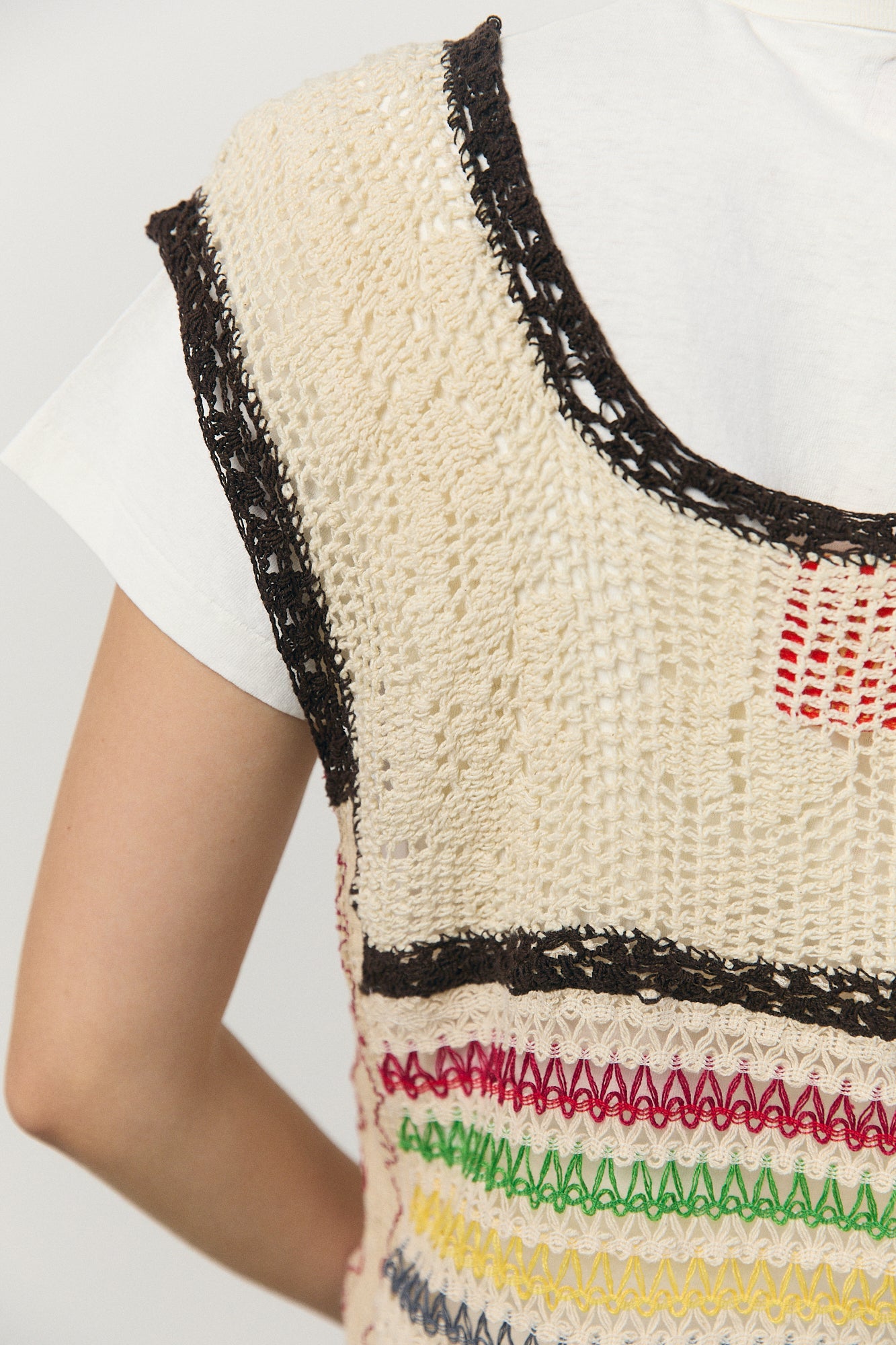 Crochet Patchwork Vest