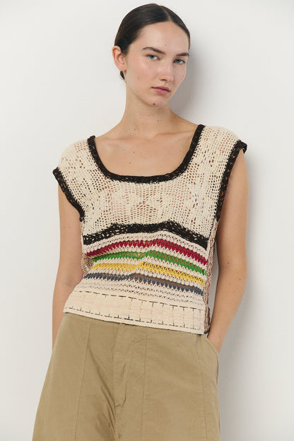 Crochet Patchwork Vest