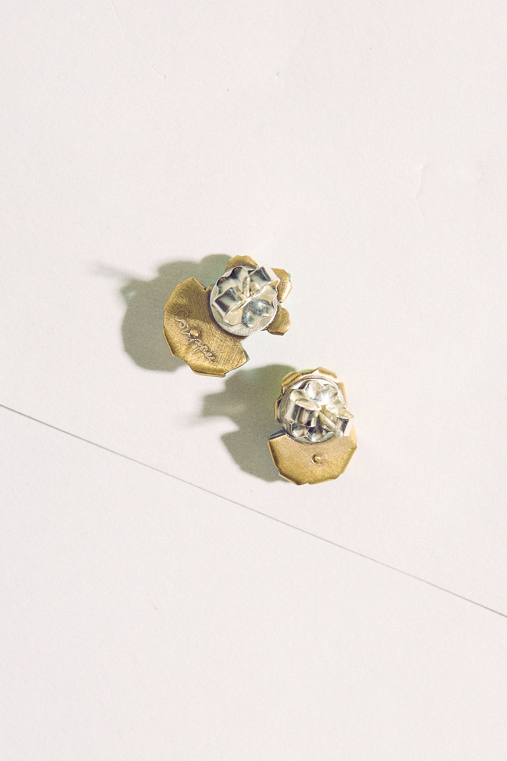 Tiny Pearl Studs - Yellow, Blue & Green