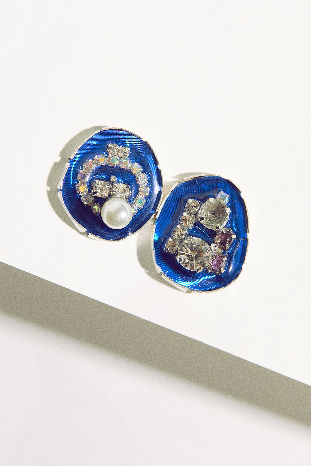 Rhinestone Studs - Blue