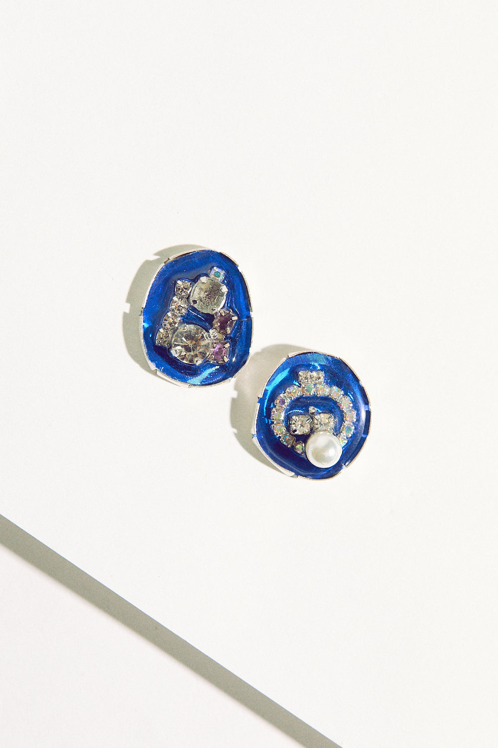 Rhinestone Studs - Blue