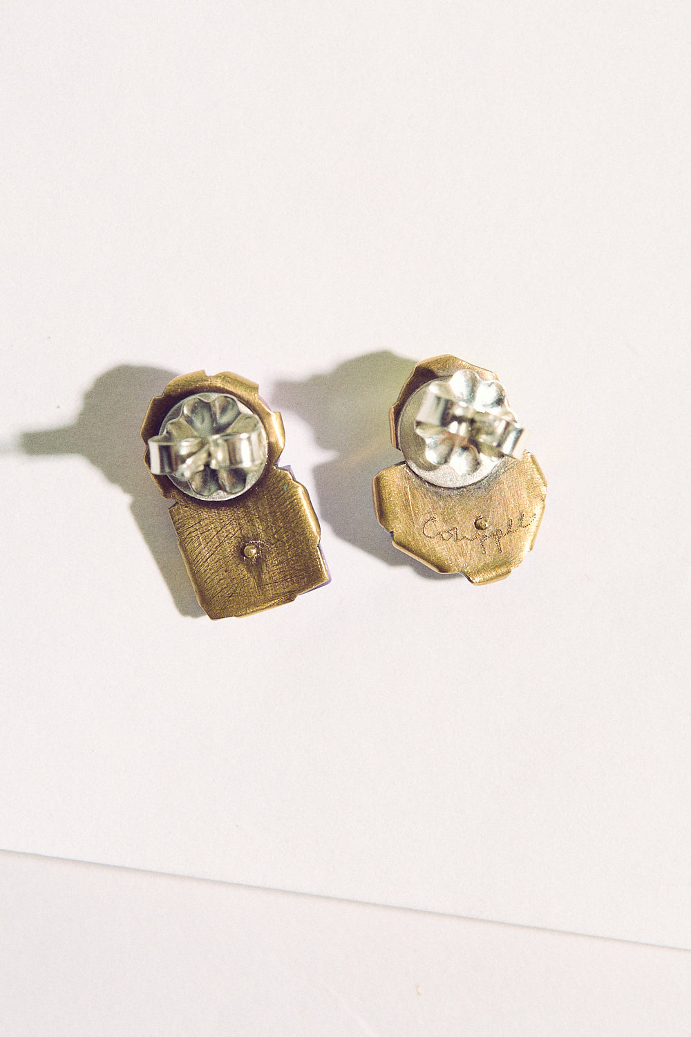 Tiny Pearl Studs - Pink, Purple & Yellow
