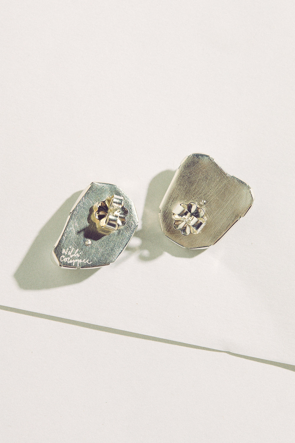 Rhinestone Studs - Silver