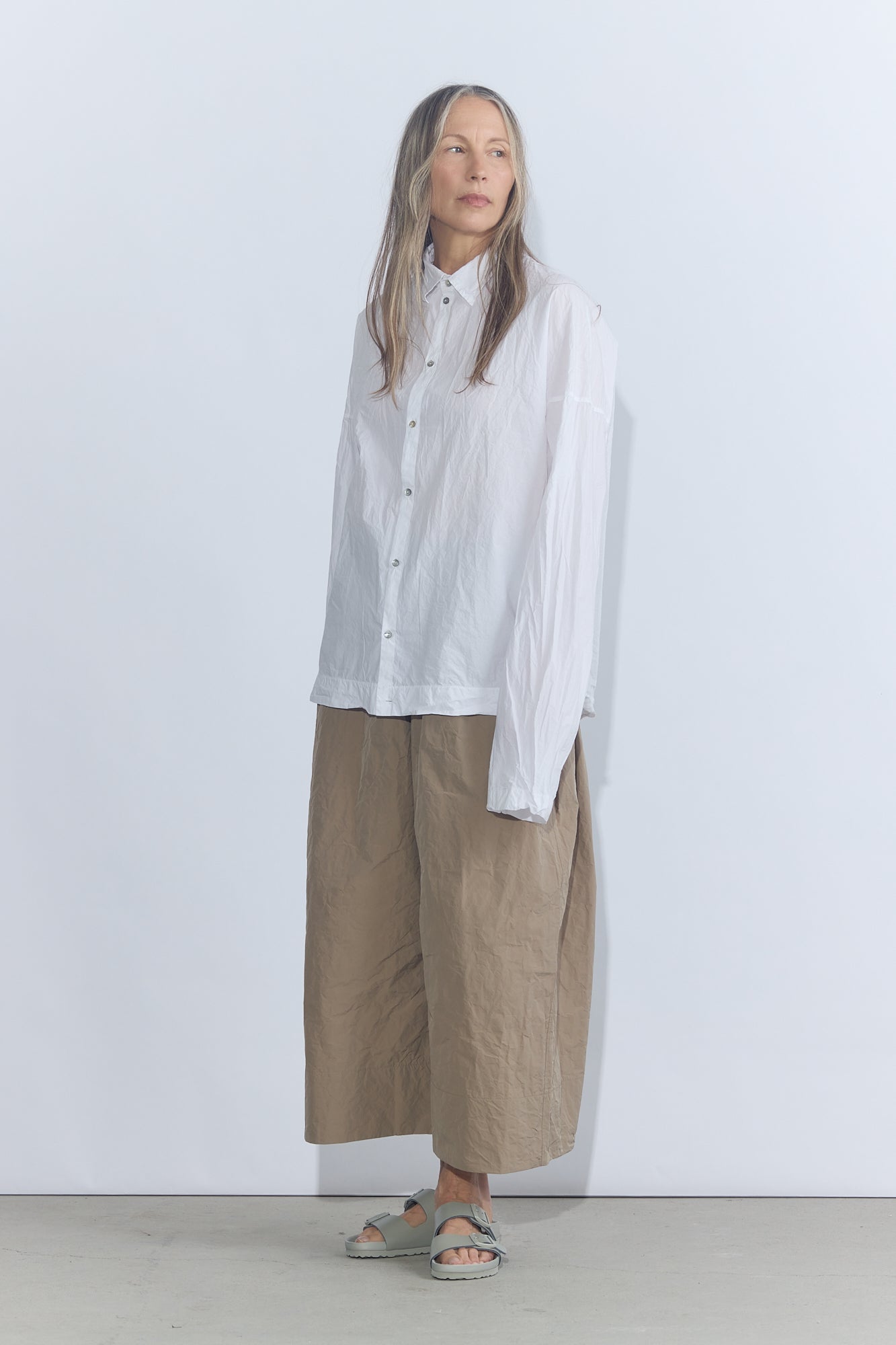 Unisex Collar Shirt TC - White