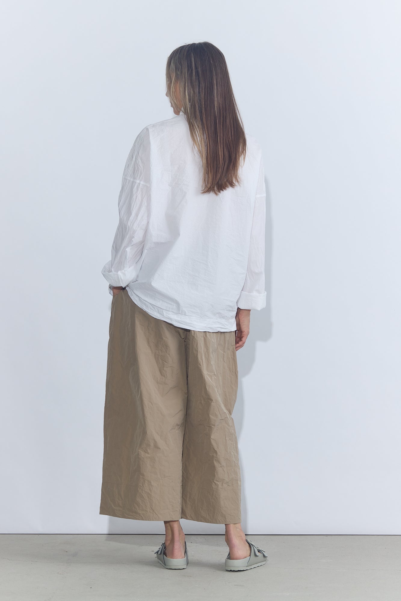 Unisex Collar Shirt TC - White