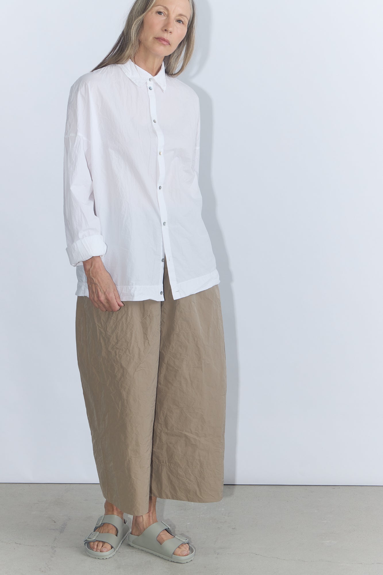 Unisex Collar Shirt TC - White