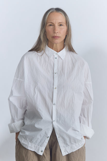 Unisex Collar Shirt TC - White