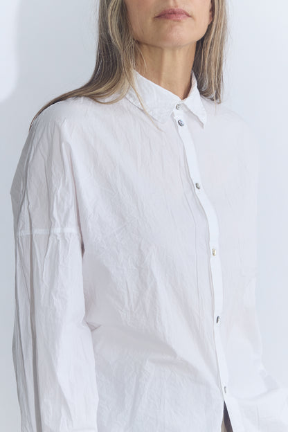 Unisex Collar Shirt TC - White