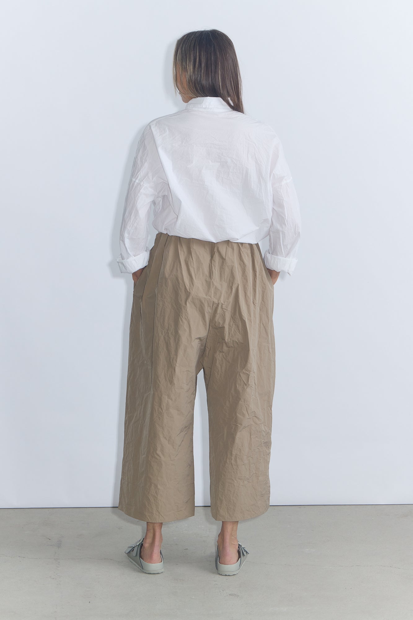 Wide Trousers N - Sand