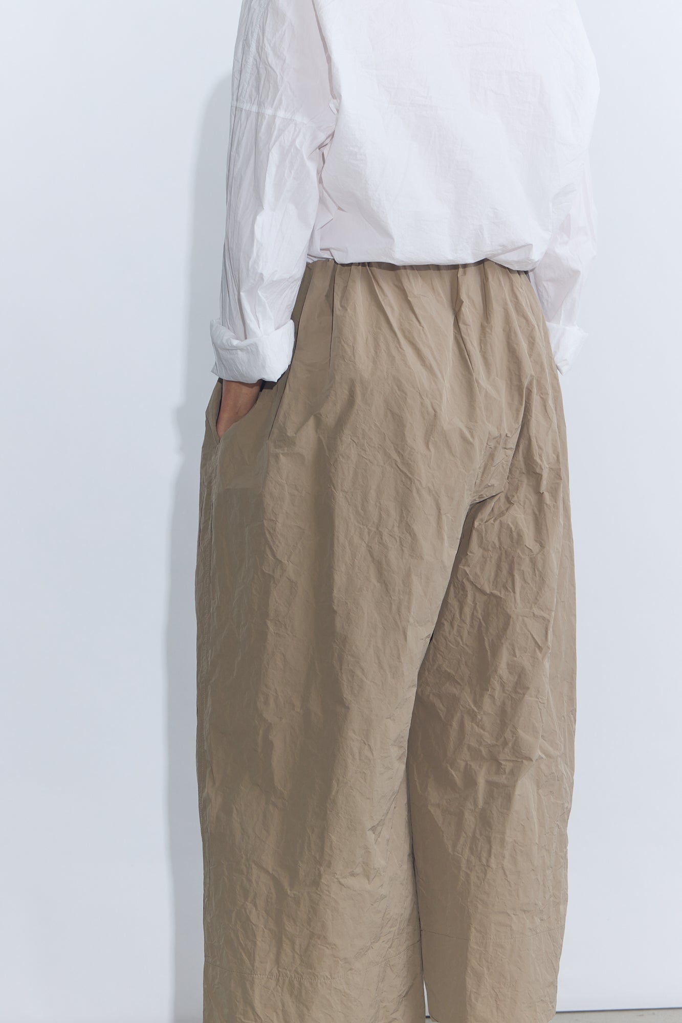 Wide Trousers N - Sand