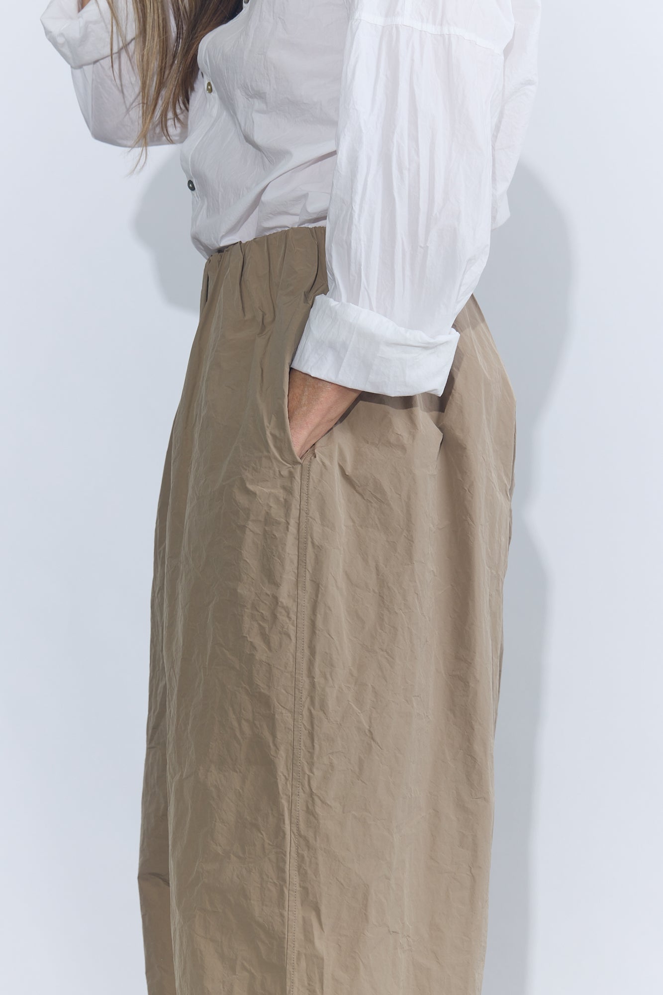 Wide Trousers N - Sand