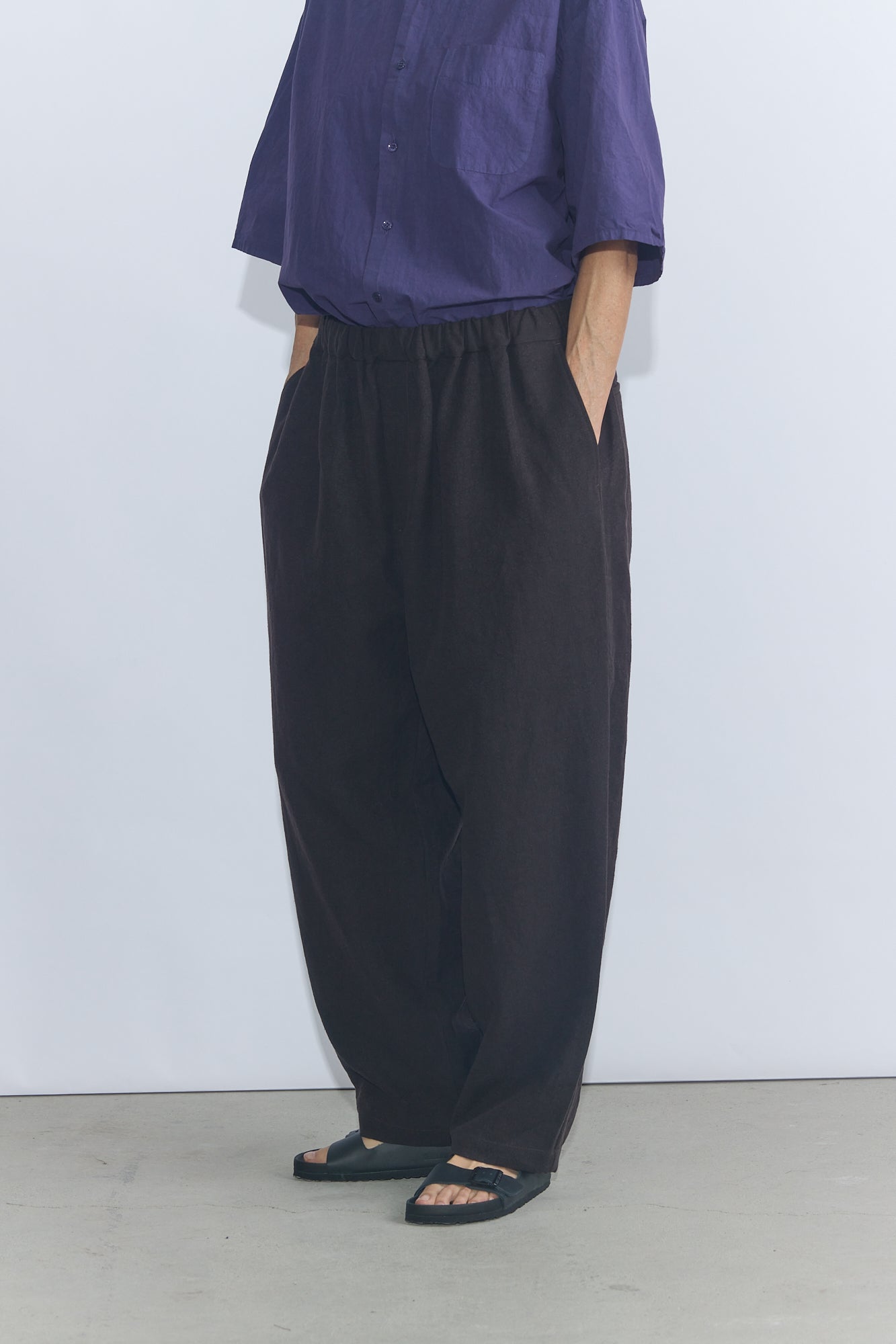 Wide Easy Pants - Brown – Soochie