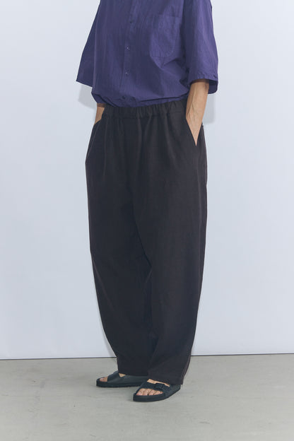 Wide Easy Pants - Brown