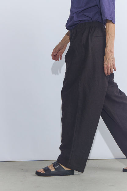 Wide Easy Pants - Brown