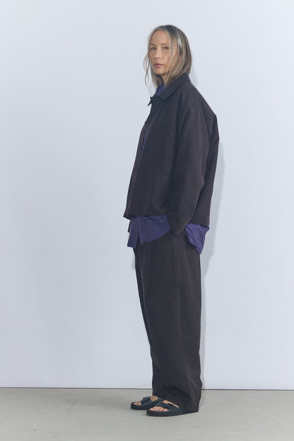 Wide Easy Pants - Brown
