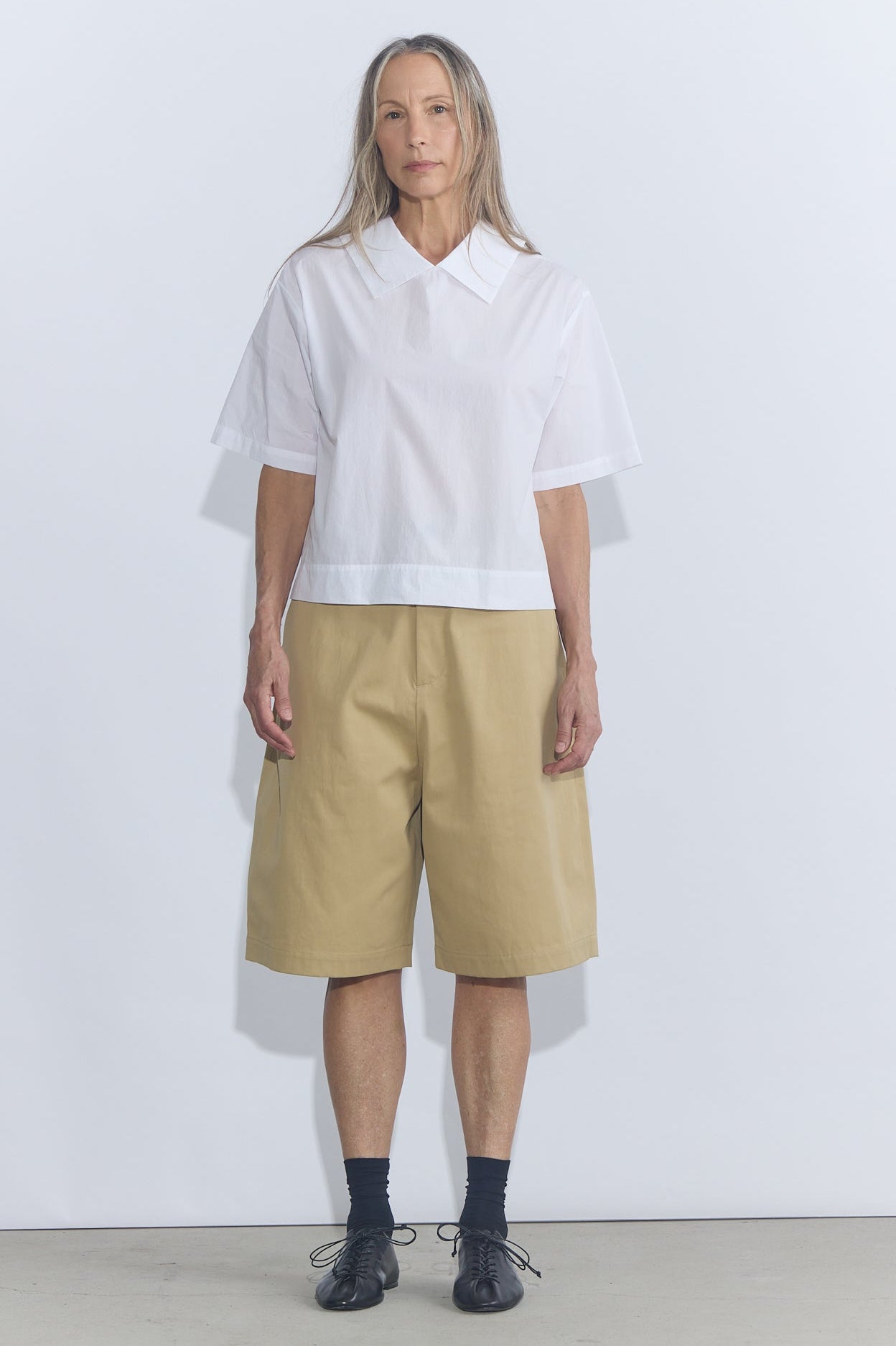 Twin W Blouse - White