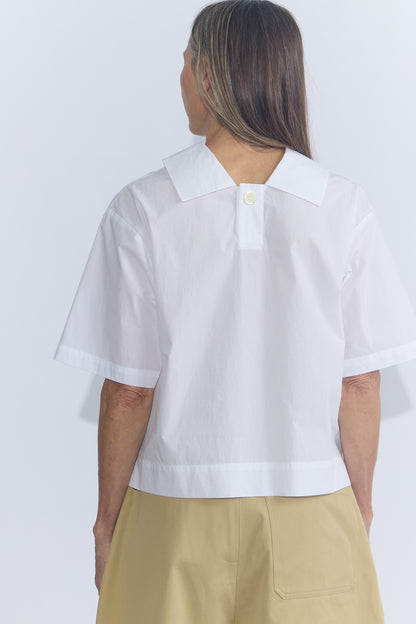 Twin W Blouse - White