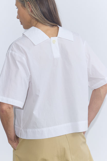 Twin W Blouse - White