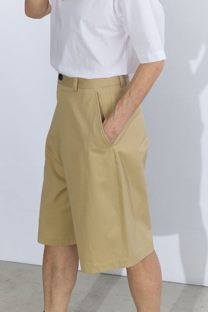 Tate Chino Bermuda Short - Beige