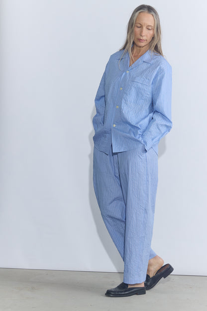 Oscar CC Shirt - Sax Stripe