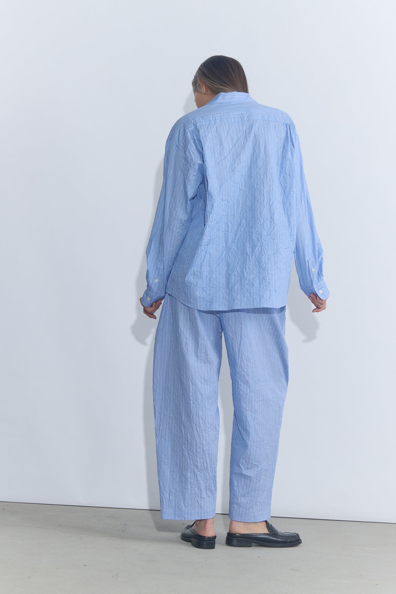 Oscar CC Shirt - Sax Stripe