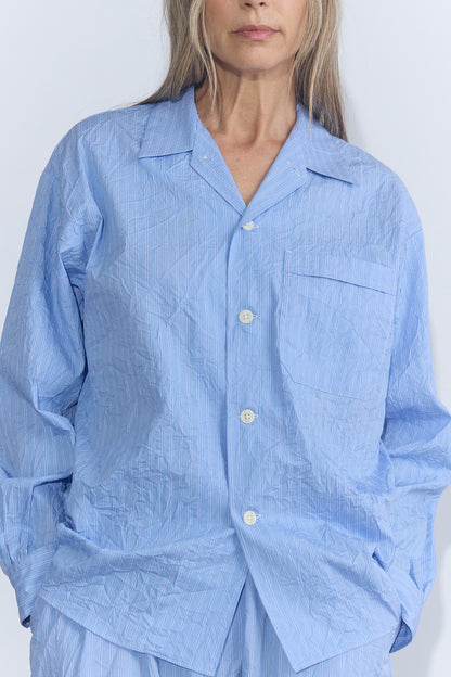 Oscar CC Shirt - Sax Stripe