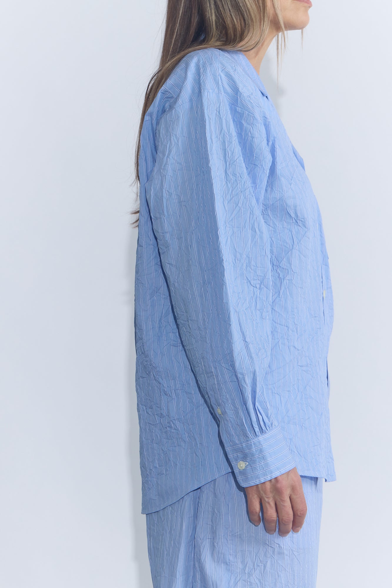 Oscar CC Shirt - Sax Stripe
